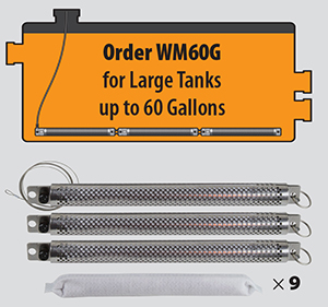 WaterMag Starter Kit - Order WM60G for Large Tanks up to 260 Gallons - https://www.filtermagindustrial.com/shop/